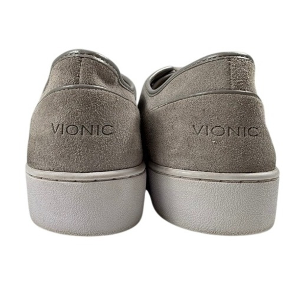 Vionic Keke Suede Grey Lace Up Platform Sneakers Womens 8 TVW5371 Walking Shoes - Picture 4 of 6